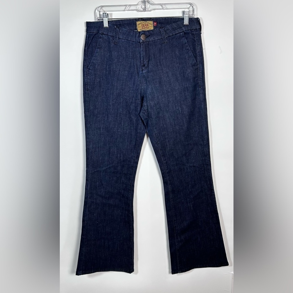 Dear John Dark Wash Flare Leg Trouser Jeans Y2K Boho Size 29
